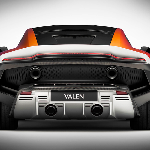 2028 Aston Martin Valen Rear View